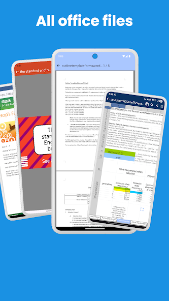 Office One supported office file formats